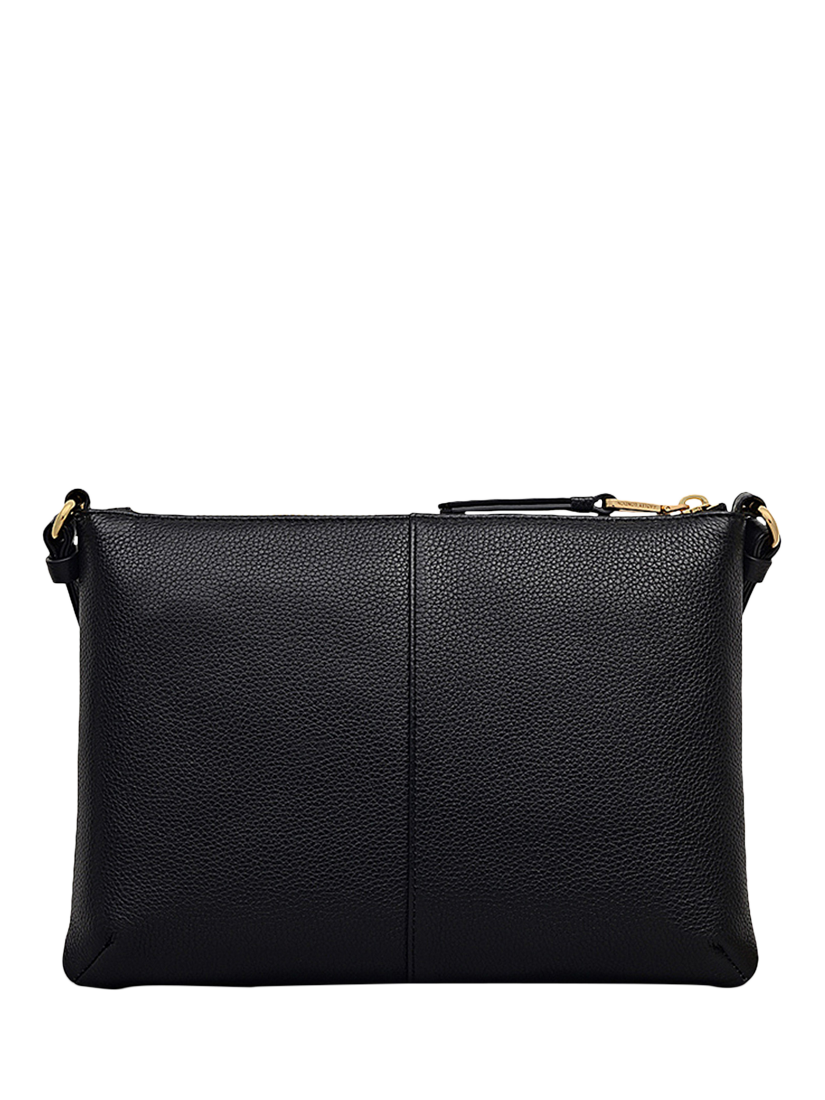 Product image 2 of 5, which shows Radley Kew Way Leather Crossbody Bag, Black, One Size