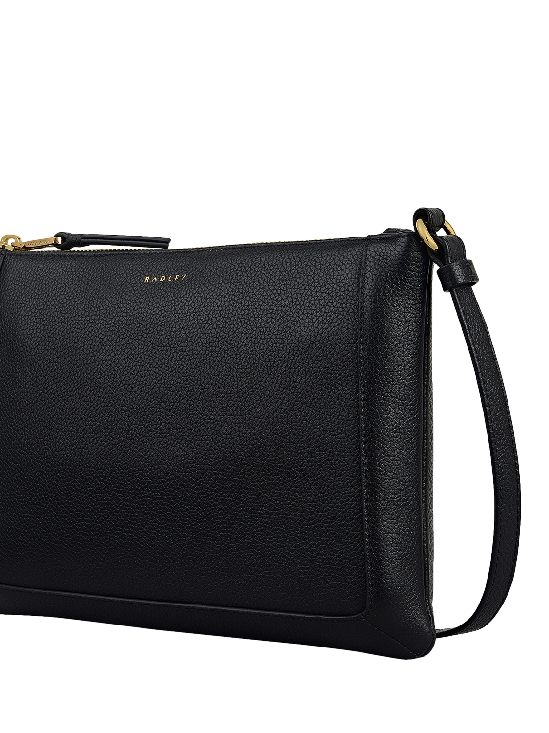 Product image 4 of 5, which shows Radley Kew Way Leather Crossbody Bag, Black, One Size