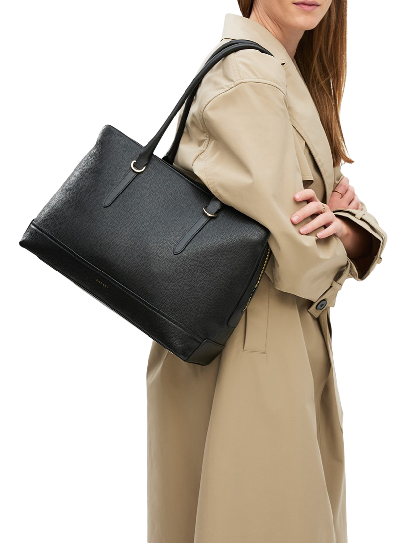 Radley Paddington Place Leather Shoulder Bag, Black