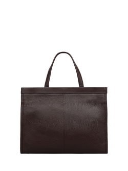 Radley Alba Place Leather Cross Body Bag, Ink - view 2, Dark Oak