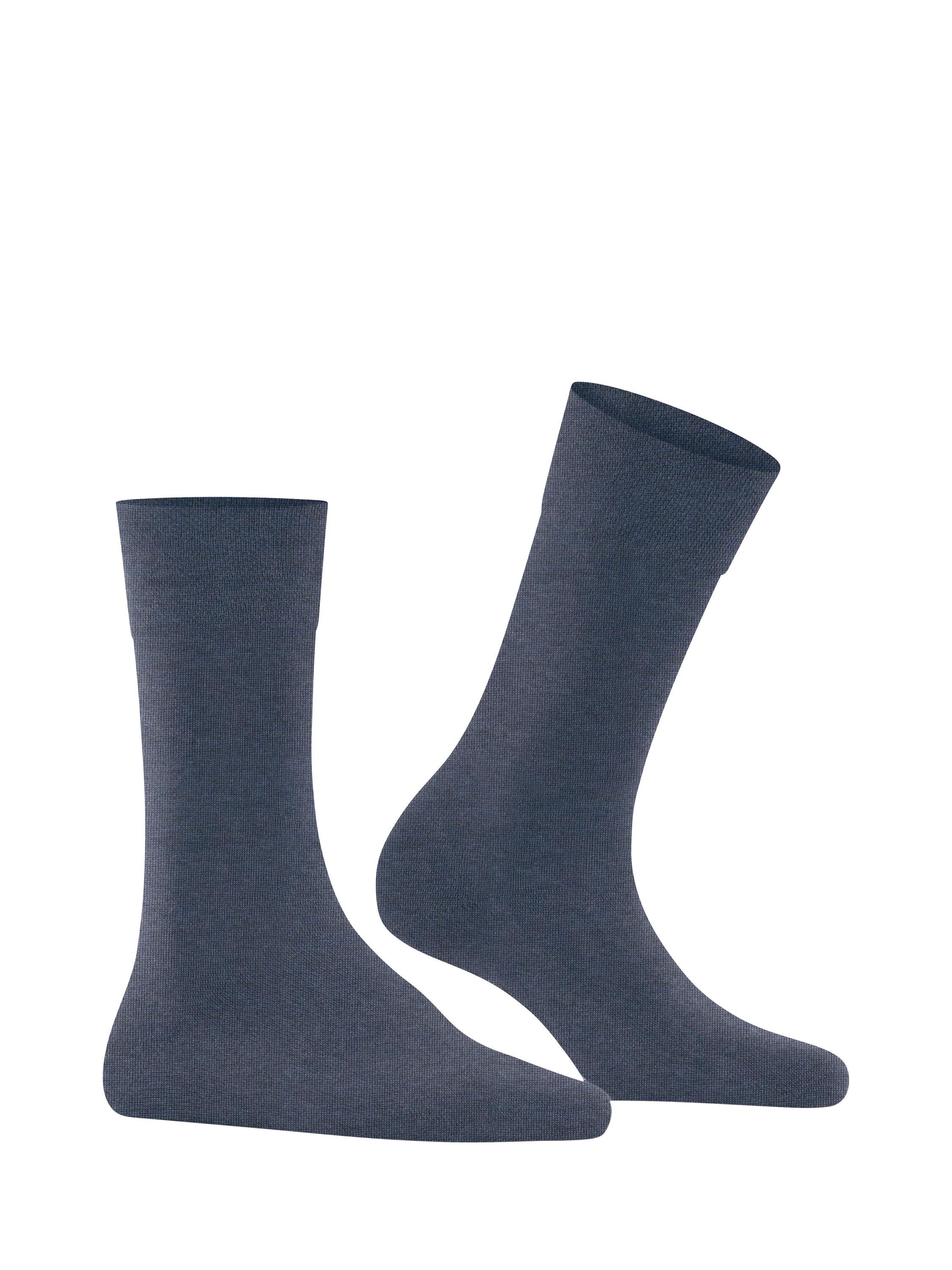 Product image 2 of 3, which shows FALKE Sensitive London Cotton Rich Ankle Socks, Navy, M-L
