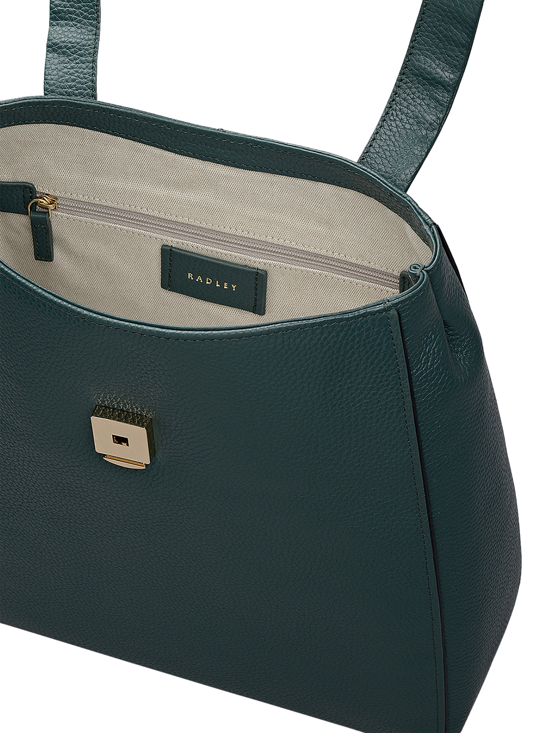 Product image 3 of 5, which shows Radley Pickwick Leather Backpack, Cedar, One Size