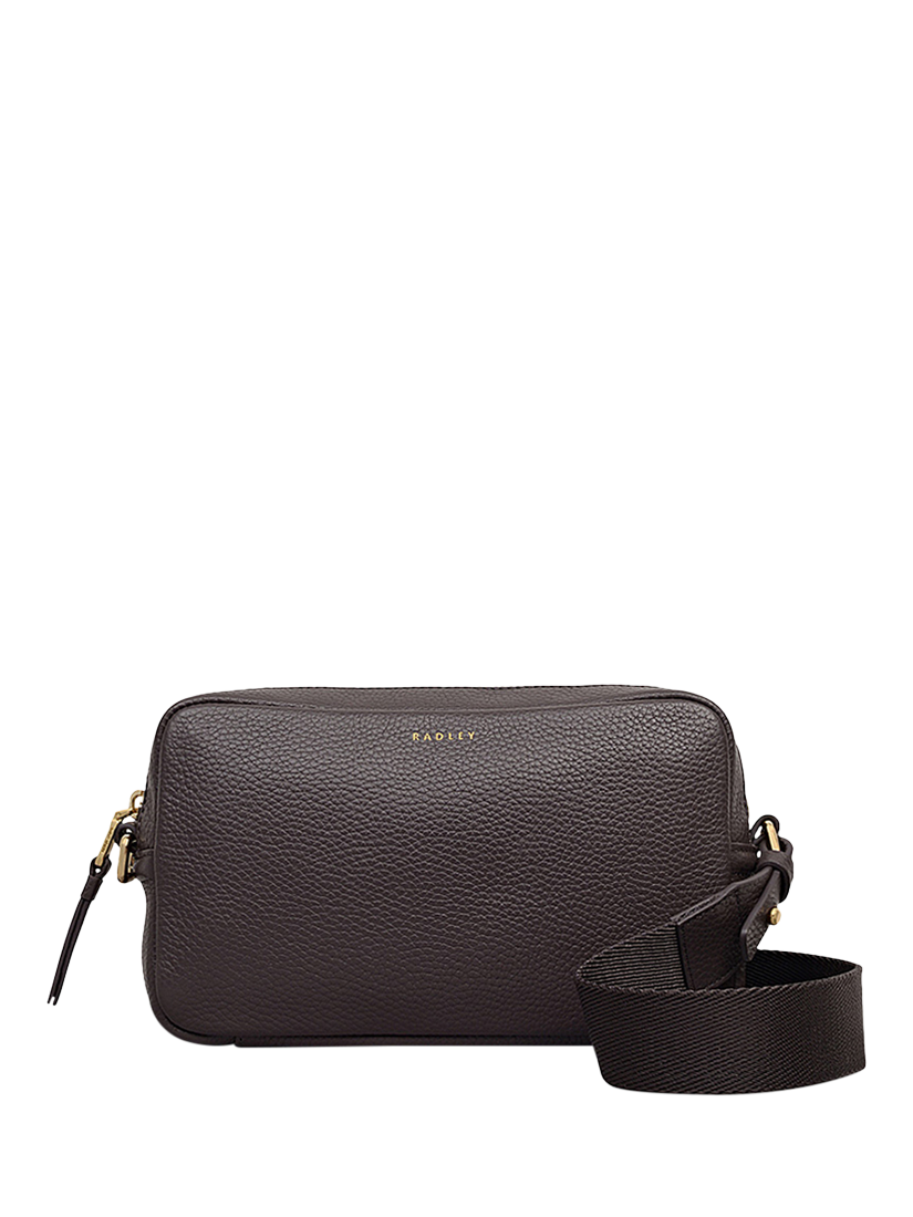 Product image 1 of 5, which shows Radley Tavistock Mini Leather Crossbody Camera Bag, Thunder