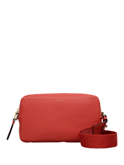 Radley Tavistock Mini Leather Crossbody Camera Bag, Red