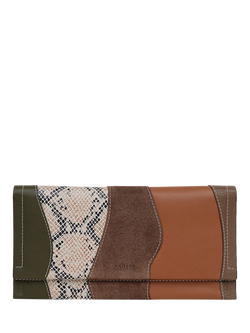 Radley Oak Street Suede and Leather Purse, Coffee, Coffee