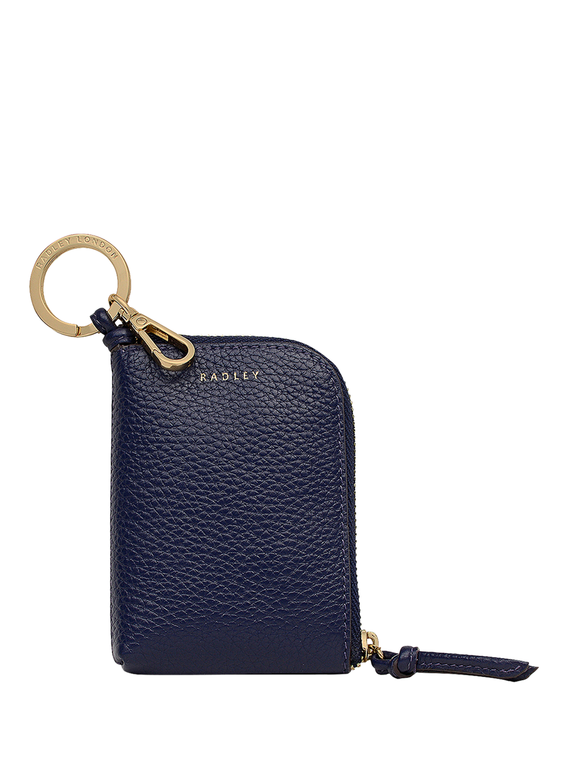 Product image 1 of 3, which shows Radley Golden Lane Bag Charm, Evenfall