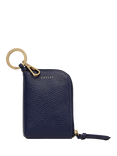 Radley Golden Lane Leather Zipped Bag Charm, Evenfall