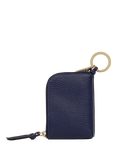 Radley Golden Lane Leather Zipped Bag Charm, Evenfall