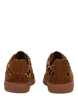 Radley Meynell Road Suede Lace Up Trainers, Saddle - view 2, Saddle