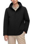 Bosideng Goose Down Hooded Windbreaker Jacket, Black