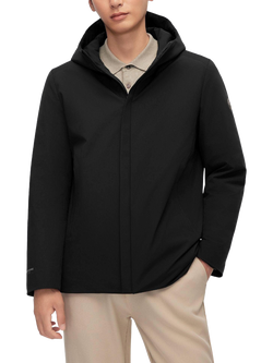 Bosideng Goose Down Hooded Windbreaker Jacket, Black