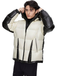 Bosideng MSGM Colour Block Puffer Jacket, Panda