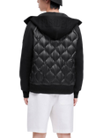 Bosideng Hero Goose Down Quilted Hoodie, Black
