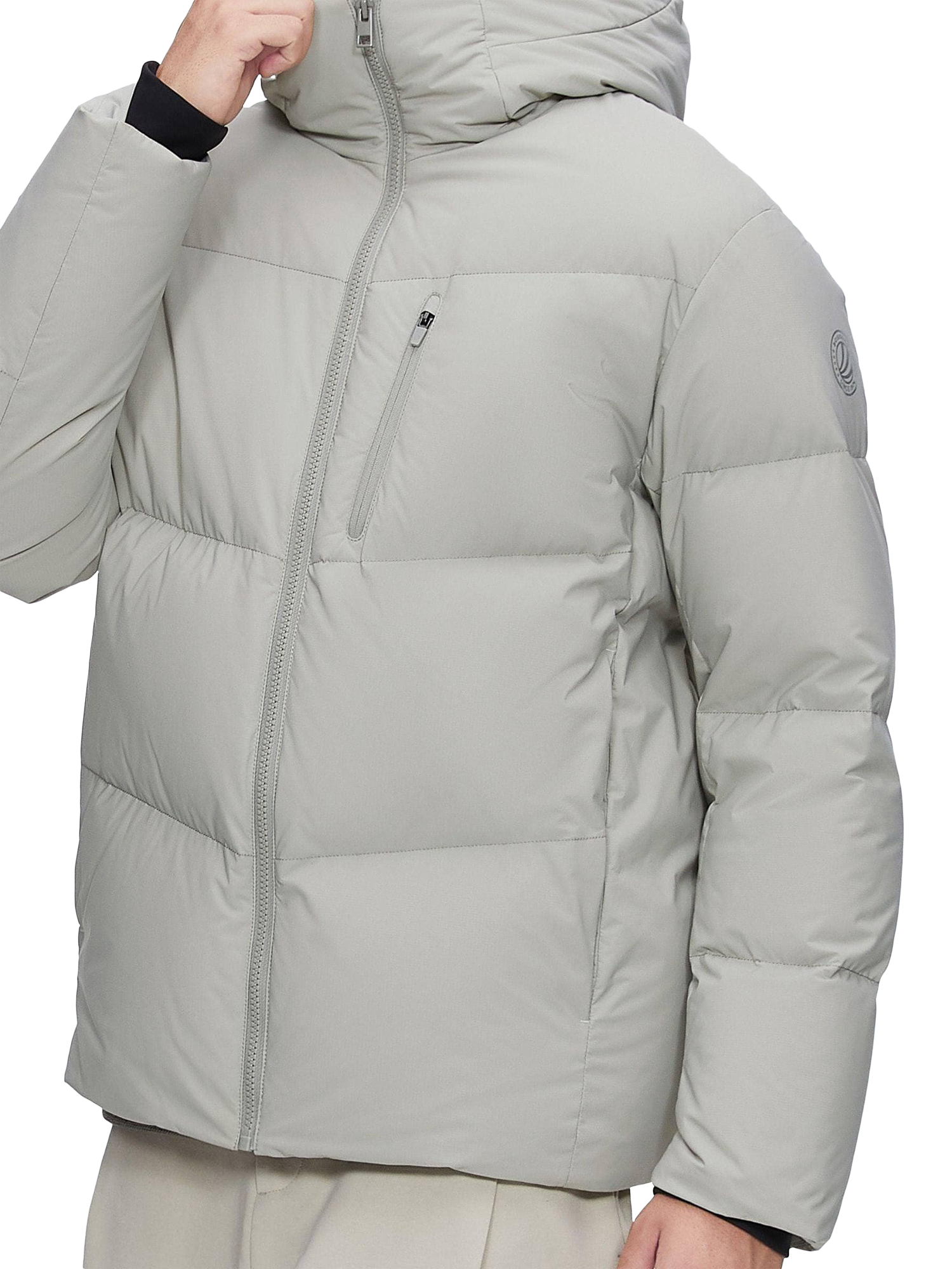 Product image 5 of 6, which shows Bosideng Down Padded Hooded Jacket, Linden Green, XL