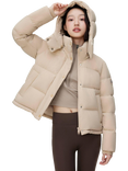 Bosideng Down Jacket With Detachable Hood, Khaki