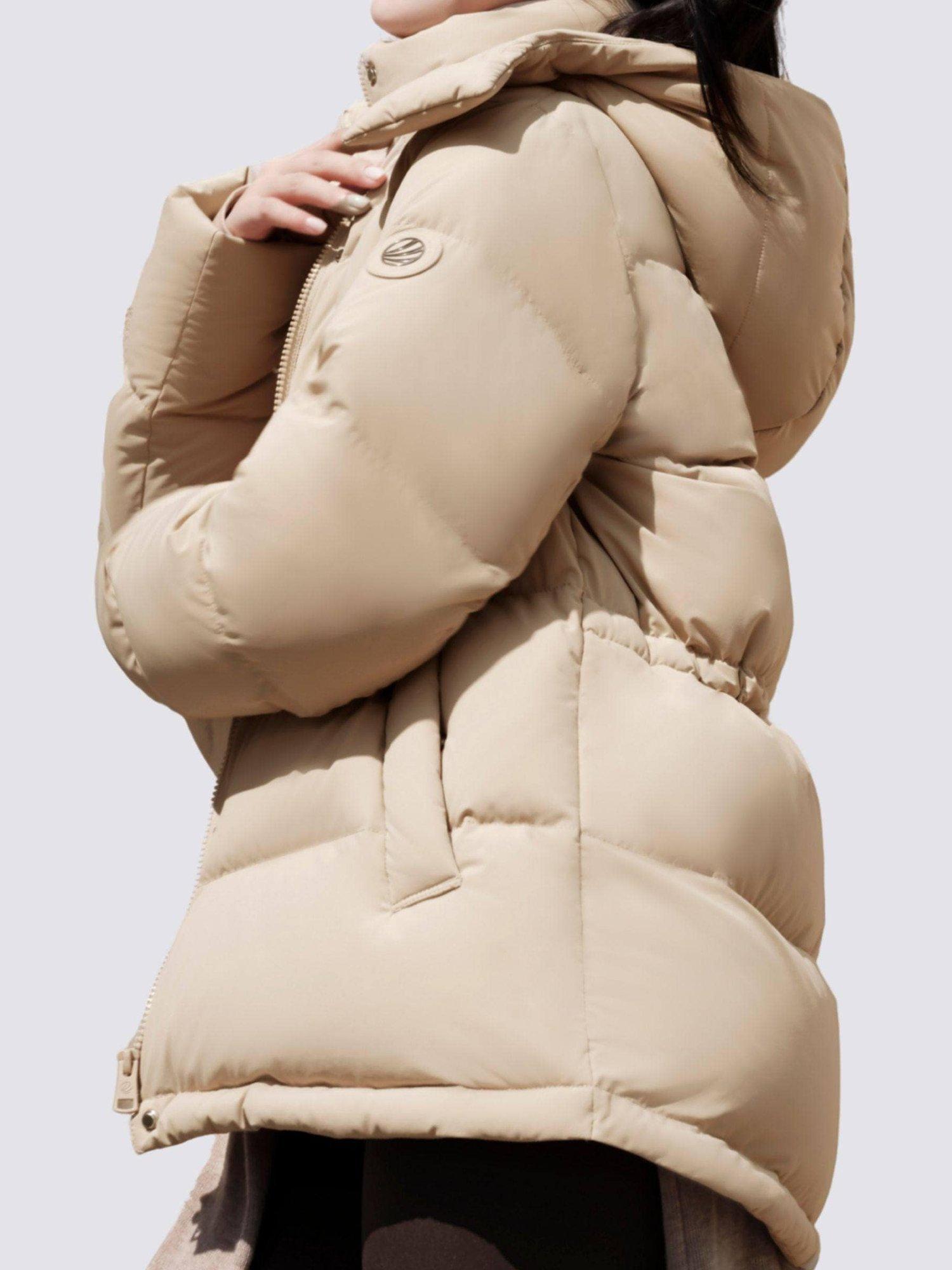 Product image 7 of 7, which shows Bosideng Down Jacket With Detachable Hood, Khaki, 6