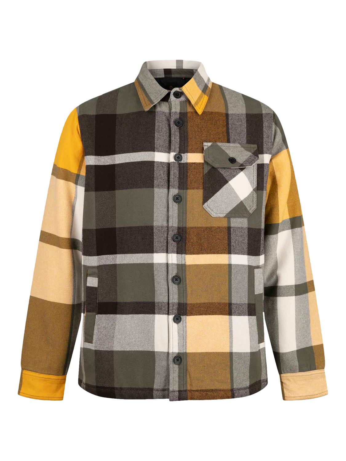 Product image 4 of 6, which shows LUKE 1977 Bala Cotton Check Shacket, Sage/Multi, S