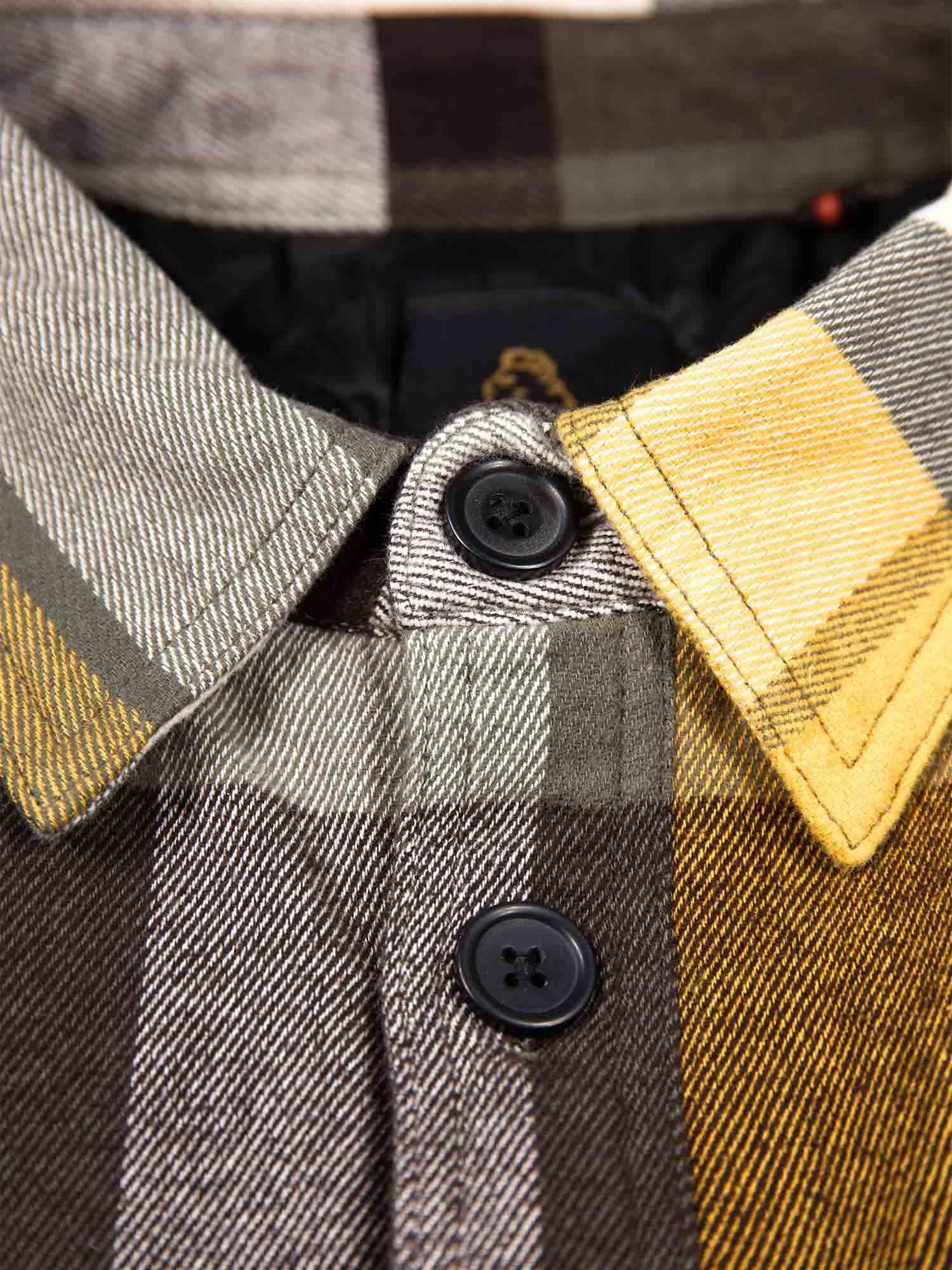 Product image 6 of 6, which shows LUKE 1977 Bala Cotton Check Shacket, Sage/Multi, S