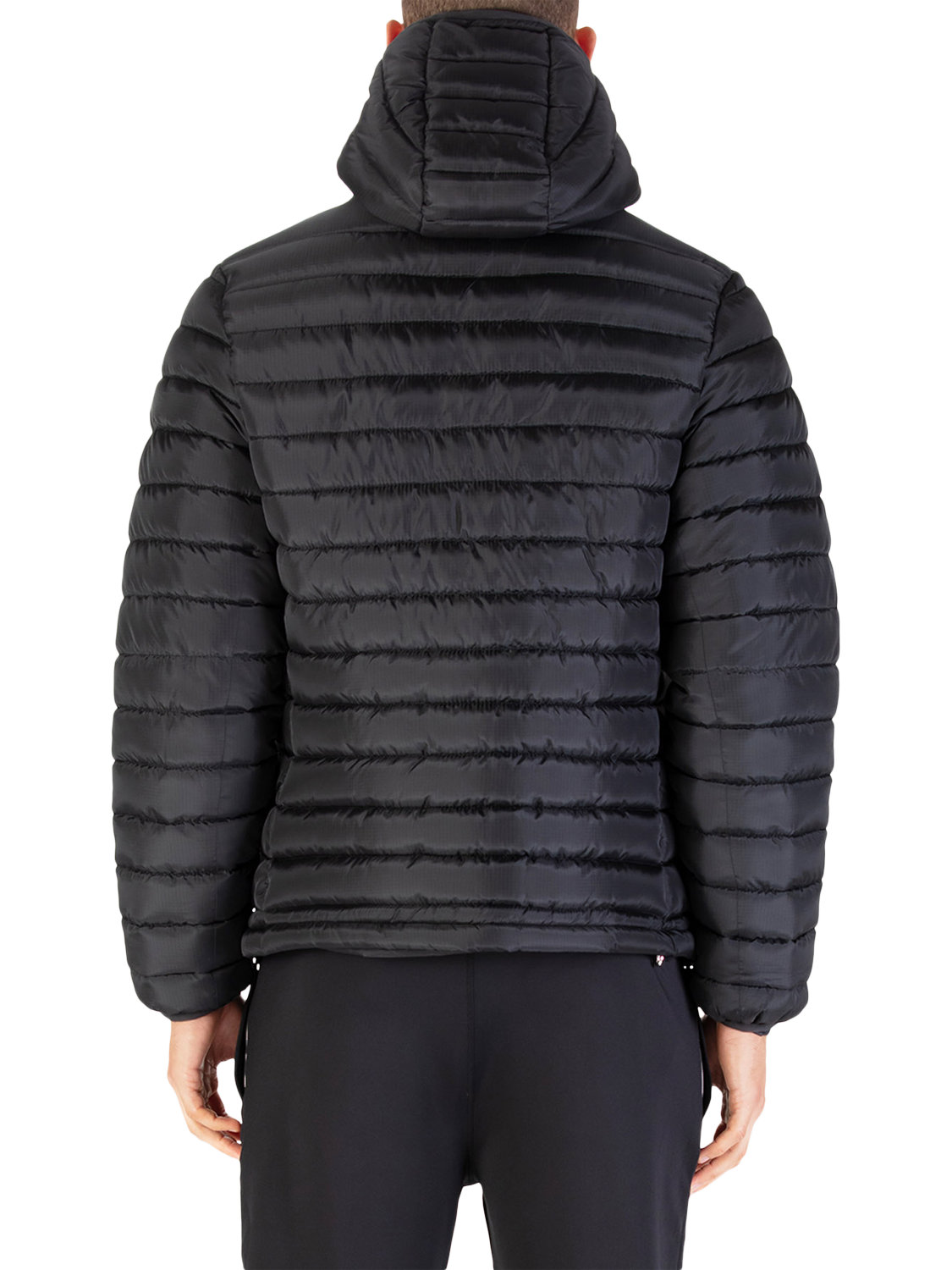 Product image 2 of 8, which shows LUKE 1977 Hooded Quilted Jacket, Black, S