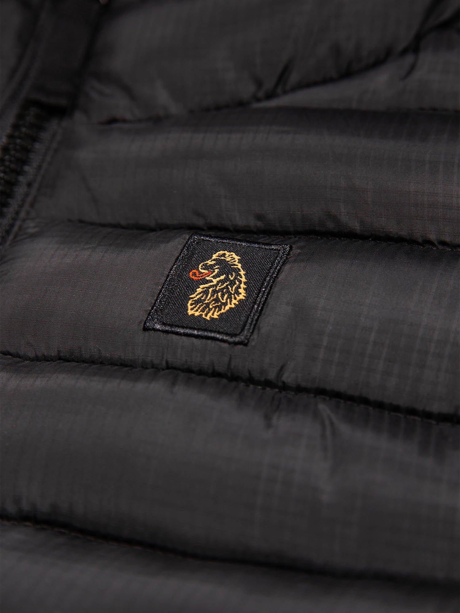 Product image 7 of 8, which shows LUKE 1977 Hooded Quilted Jacket, Black, S