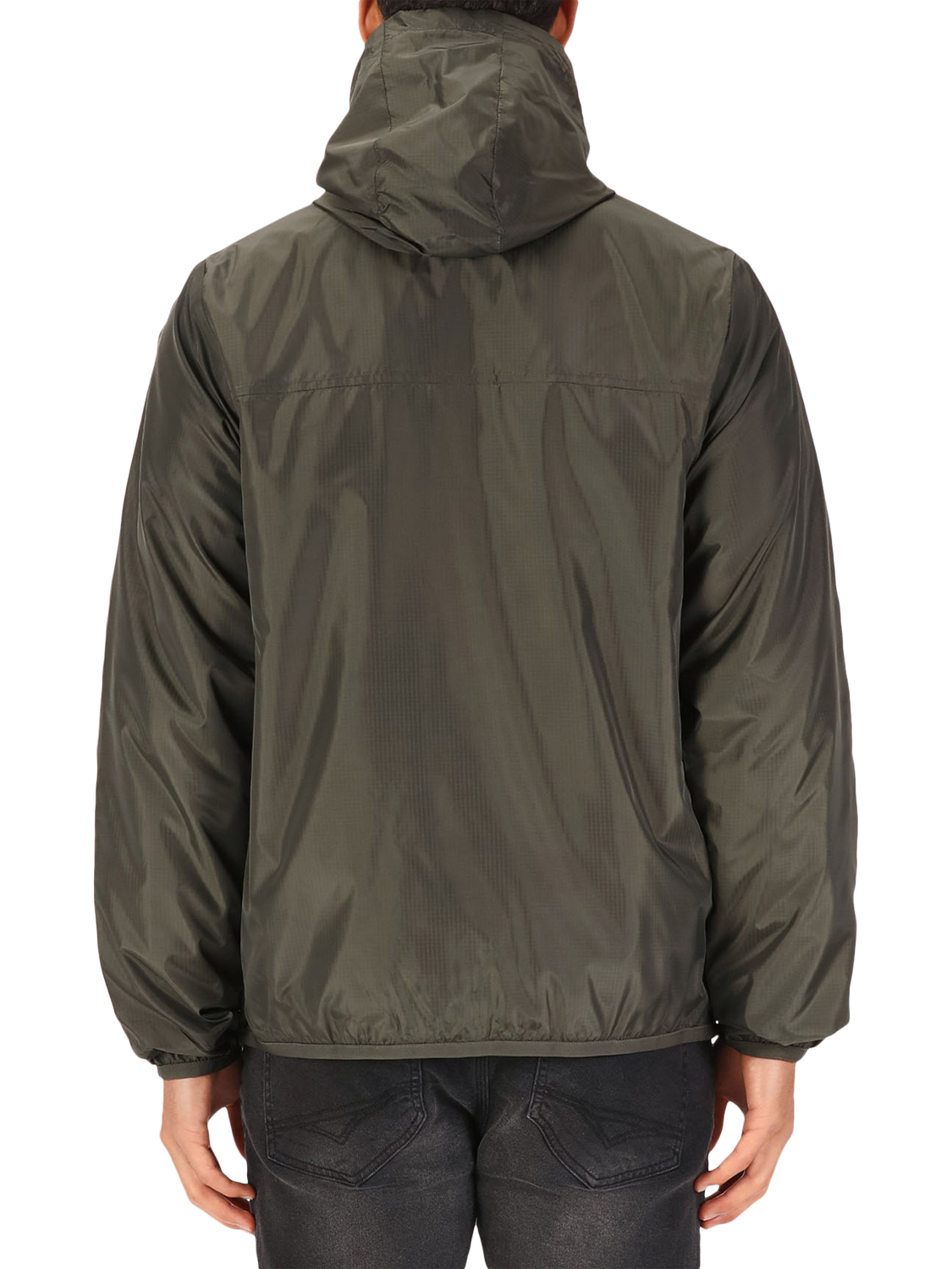 Product image 2 of 6, which shows LUKE 1977 Garnedd 1000 Hooded Shower-Proof Jacket, Dark Green, S