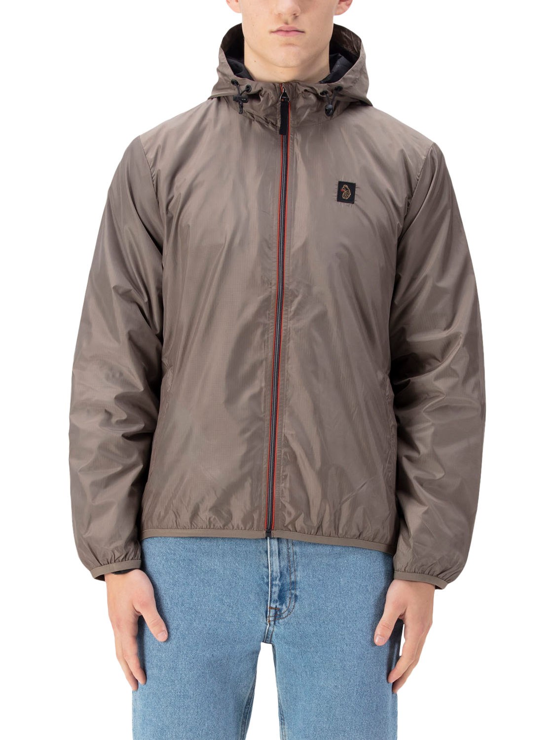 Product image 1 of 6, which shows LUKE 1977 Garnedd 1000 Hooded Shower-Proof Jacket, Hardnut, S