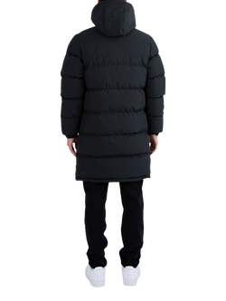 LUKE 1977 Long Auckland Longline Padded Puffer Jacket - view 2, Black