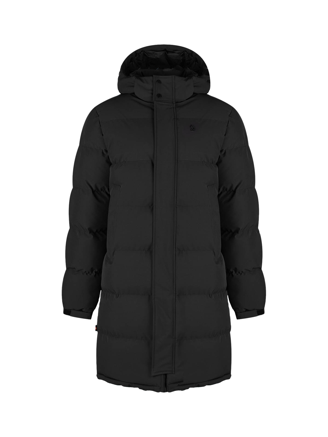 Product image 4 of 7, which shows LUKE 1977 Long Auckland Longline Padded Puffer Jacket, Black, S