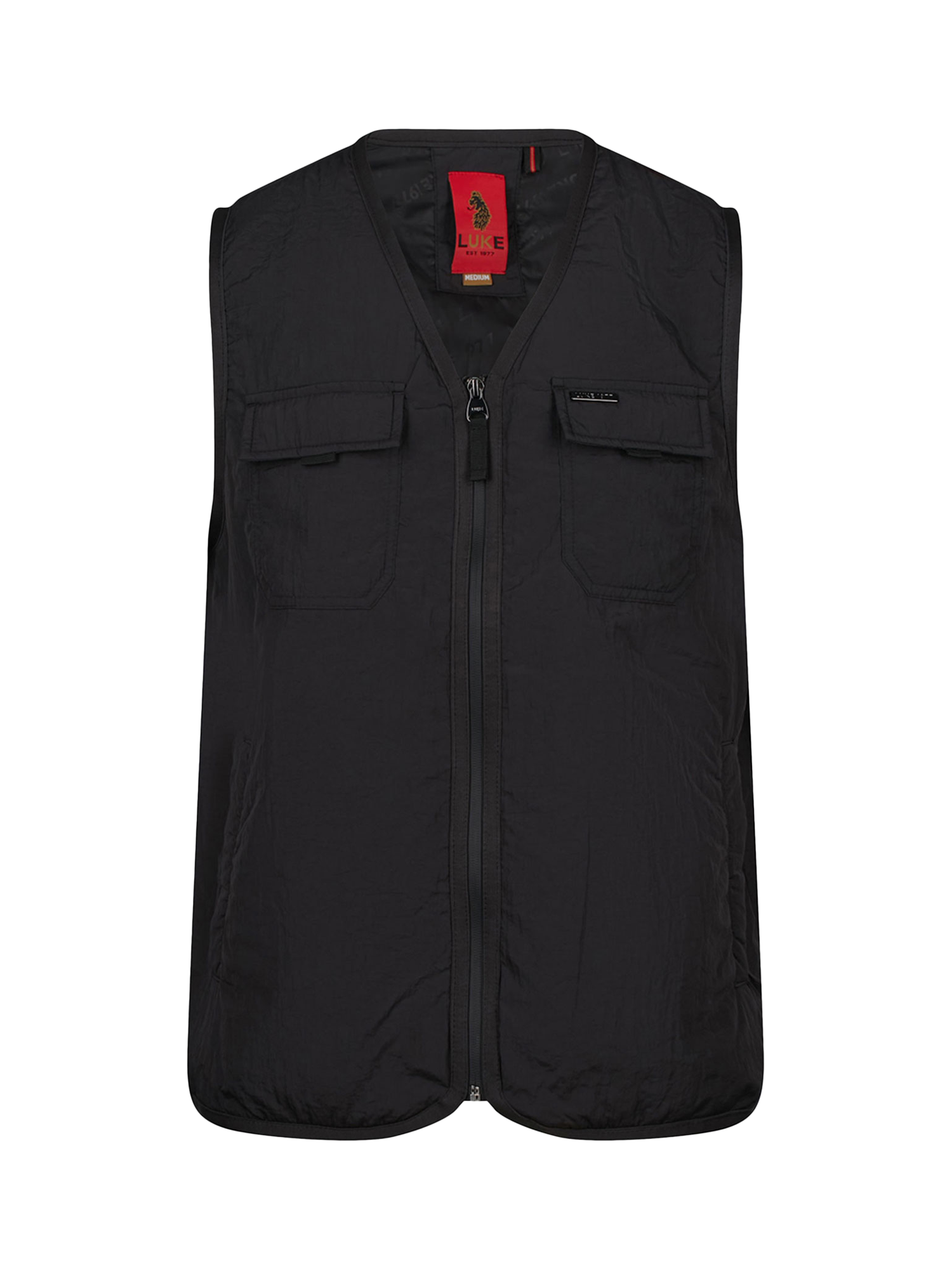 Product image 4 of 5, which shows LUKE 1977 Austin Technical Gilet, Black, S