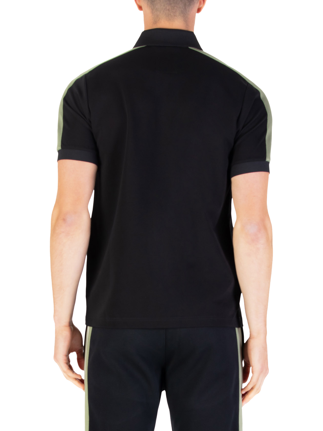 Product image 2 of 7, which shows LUKE 1977 Caltech 1000 Half Zip Cotton Blend Polo Shirt, Black Clover, S
