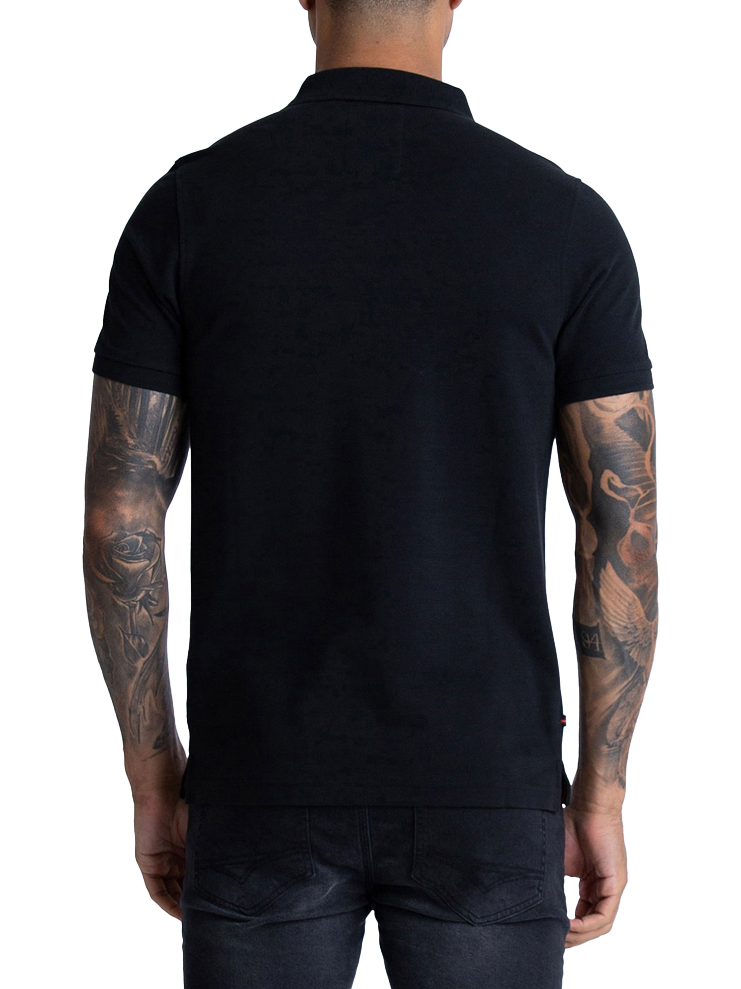 Product image 2 of 7, which shows LUKE 1977 New Will Polo Shirt, Black, S