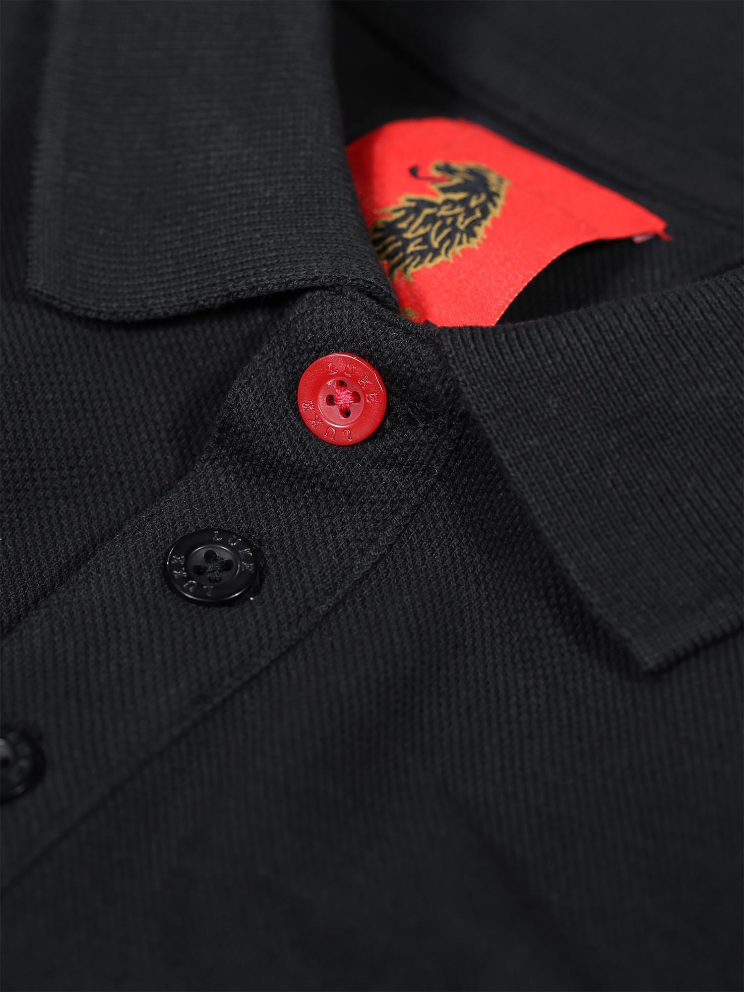 Product image 7 of 7, which shows LUKE 1977 New Will Polo Shirt, Black, S