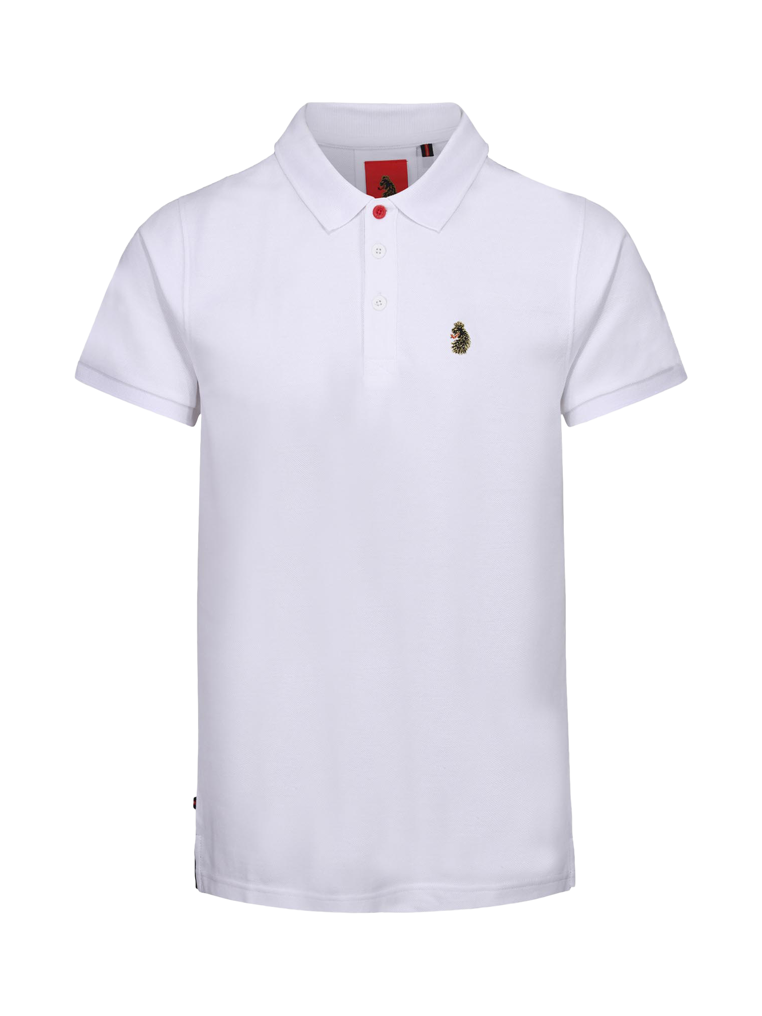 Product image 4 of 7, which shows LUKE 1977 New Will Polo Shirt, White, S