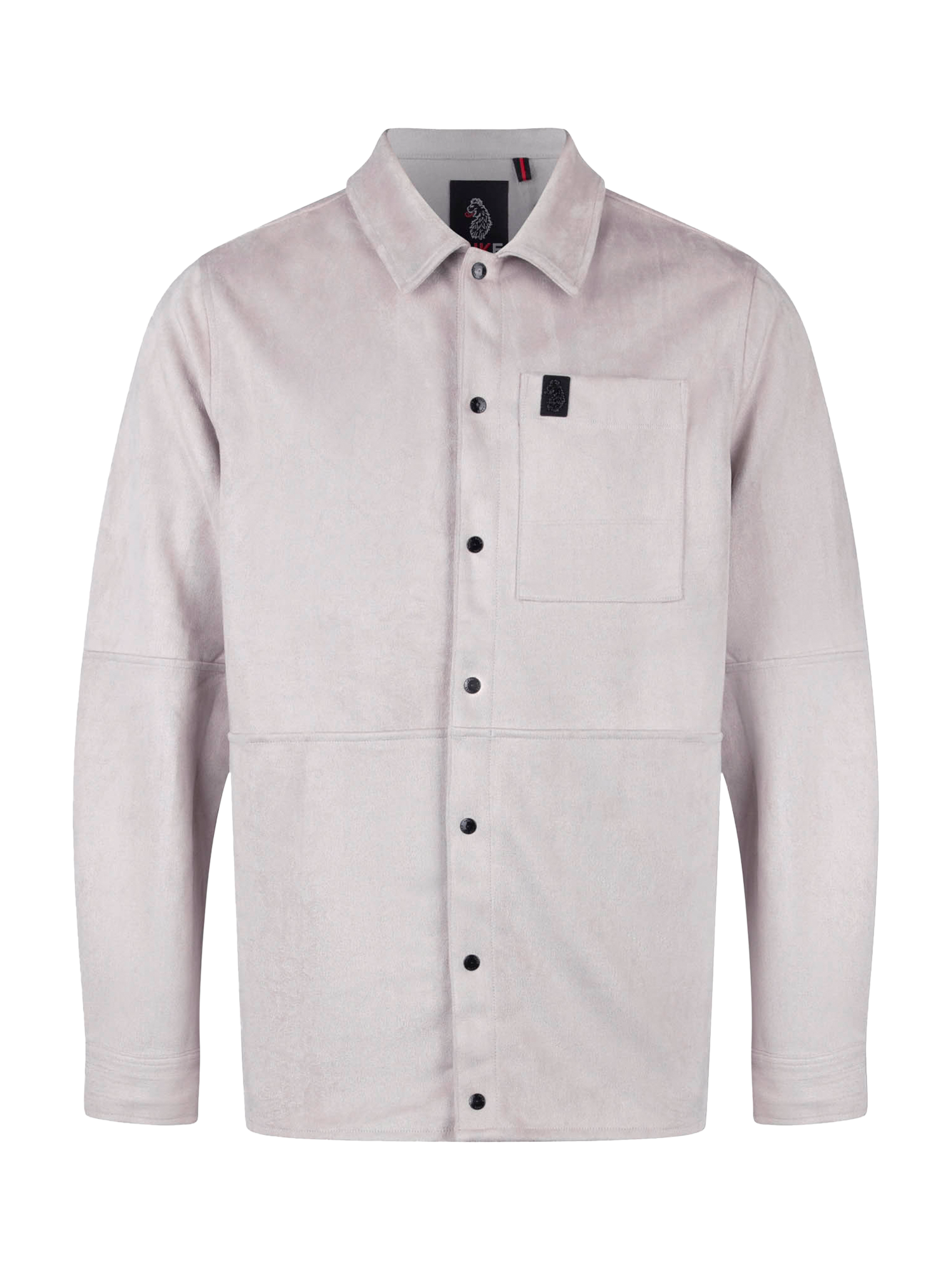 Product image 4 of 8, which shows LUKE 1977 Dylan Long Sleeve Collar Shirt, Putty, S