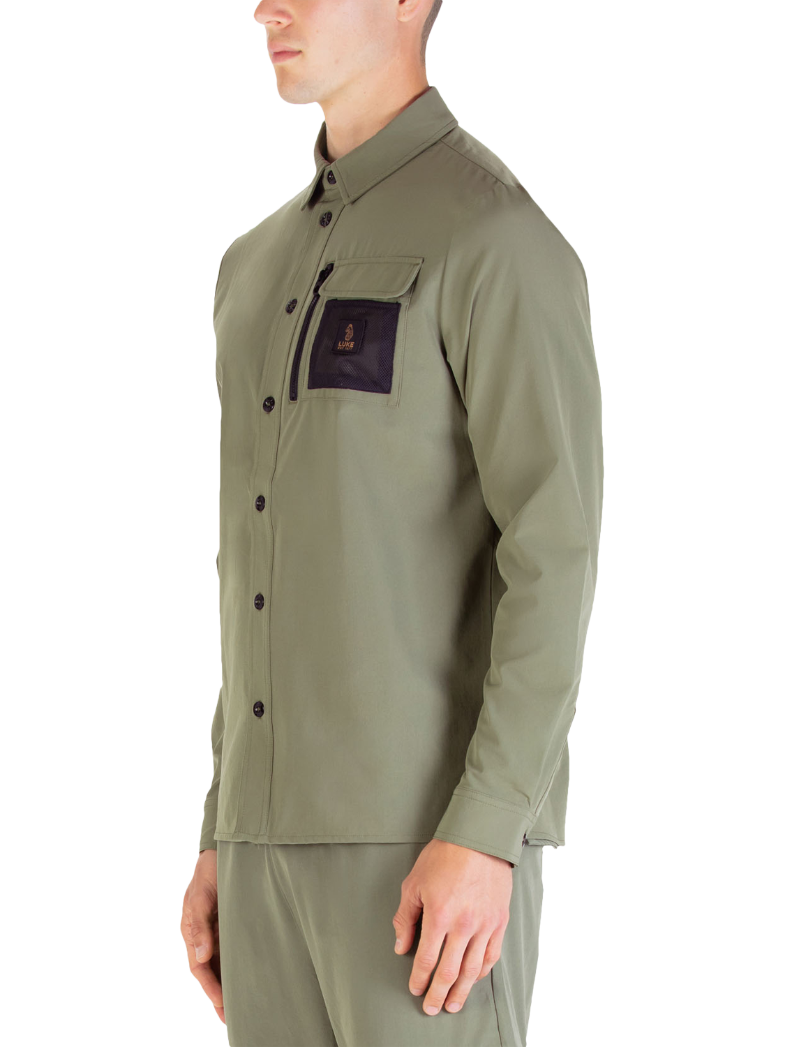 Product image 3 of 8, which shows LUKE 1977 Hulun Technical Shirt, Clover, S