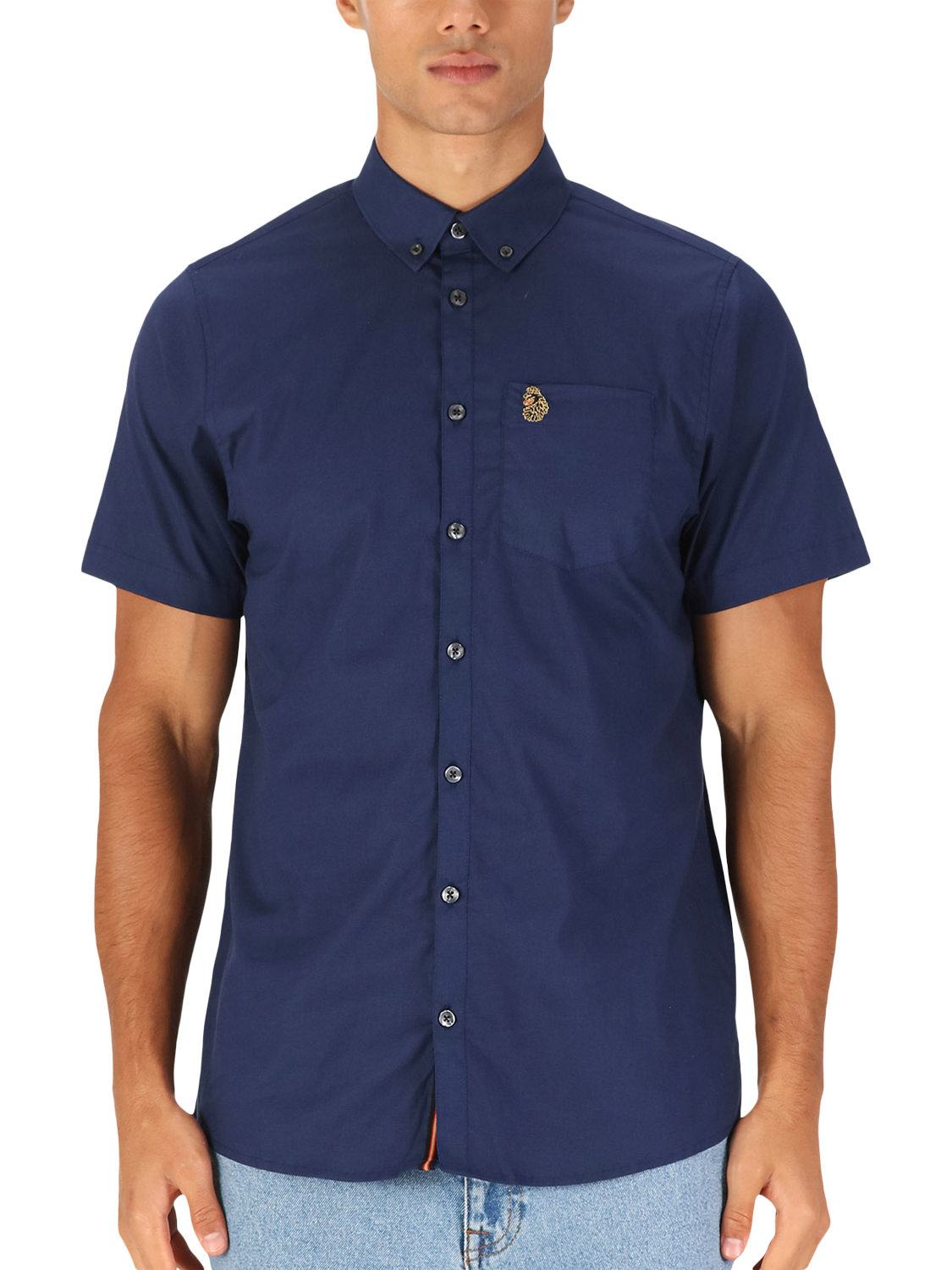 Product image 1 of 6, which shows LUKE 1977 Cotton Regular Fit  Shirt