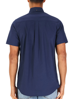 LUKE 1977 Ironbridge Cotton Regular Fit Shirt - view 2, Navy