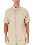 LUKE 1977 Scorpios Cotton Blend Regular Fit Shirt, Stone