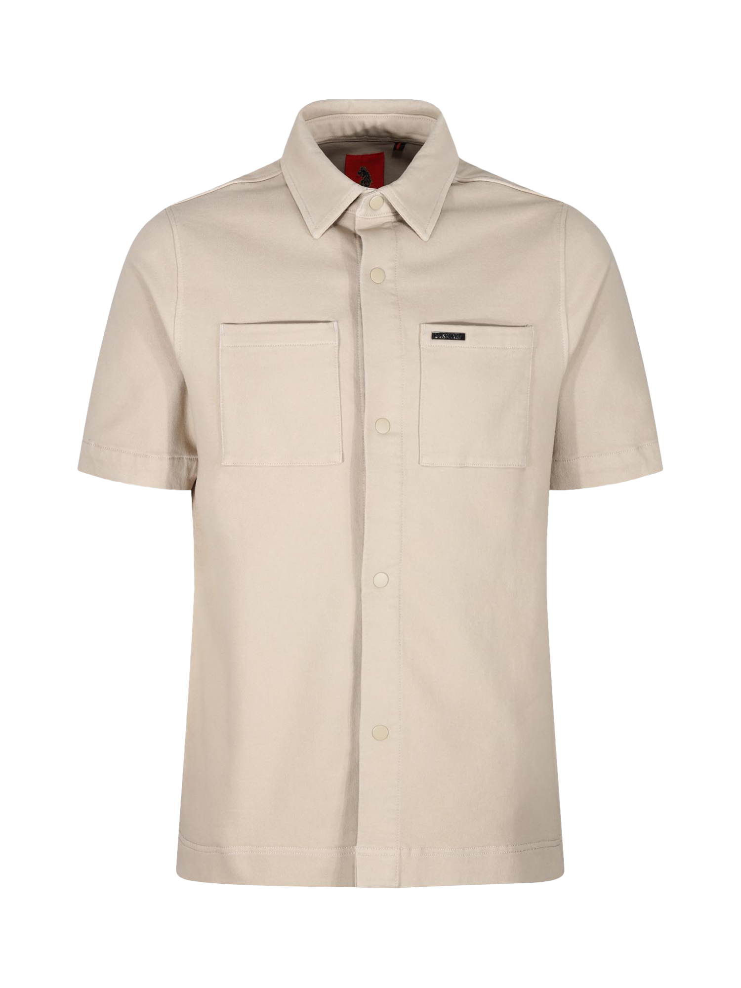 Product image 4 of 7, which shows LUKE 1977 Scorpios Cotton Blend Regular Fit Shirt, Stone, S