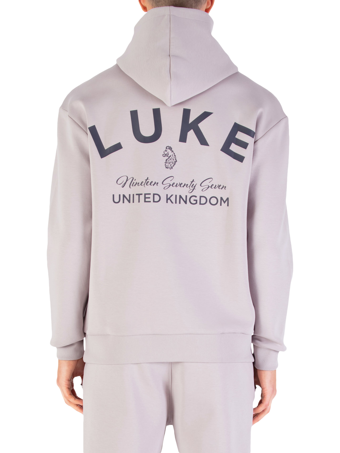 Product image 1 of 6, which shows LUKE 1977 Alton Hoodie, Putty, S