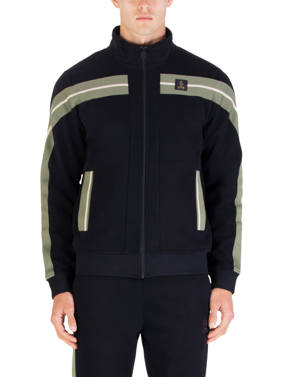 Product image 1 of 8, which shows LUKE 1977 Duke Hoodie, Black Clover, S