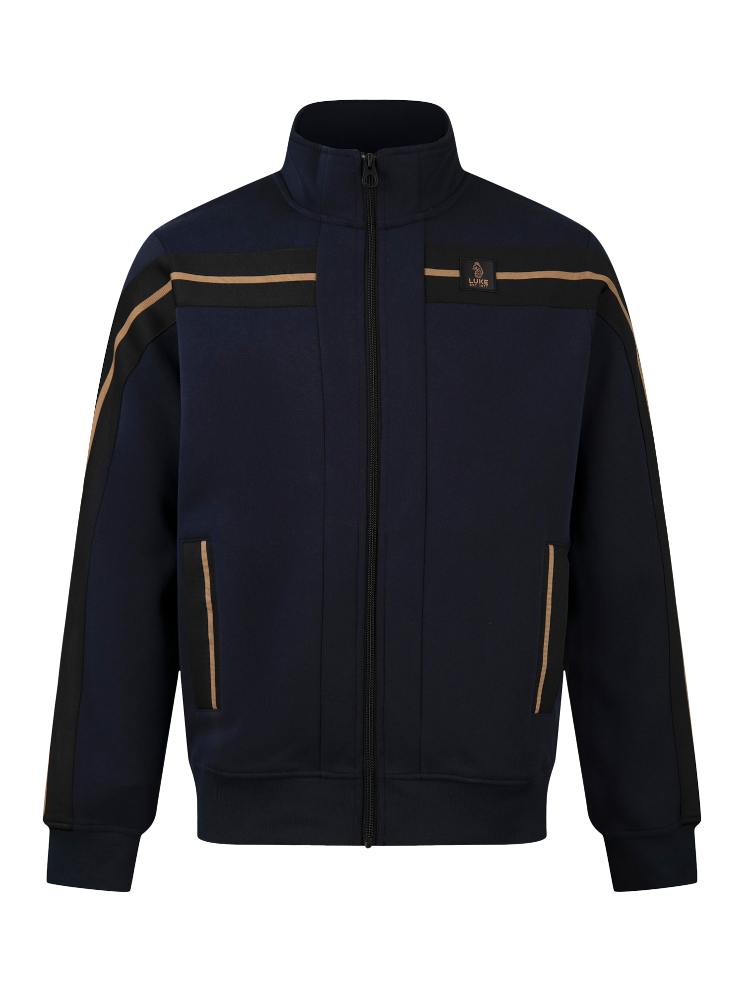 Product image 4 of 8, which shows LUKE 1977 Duke Hoodie, Dark Navy, S