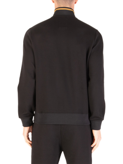 LUKE 1977 Makati Funnel Neck Zip Through Sweatshirt - view 2, Black/Gold