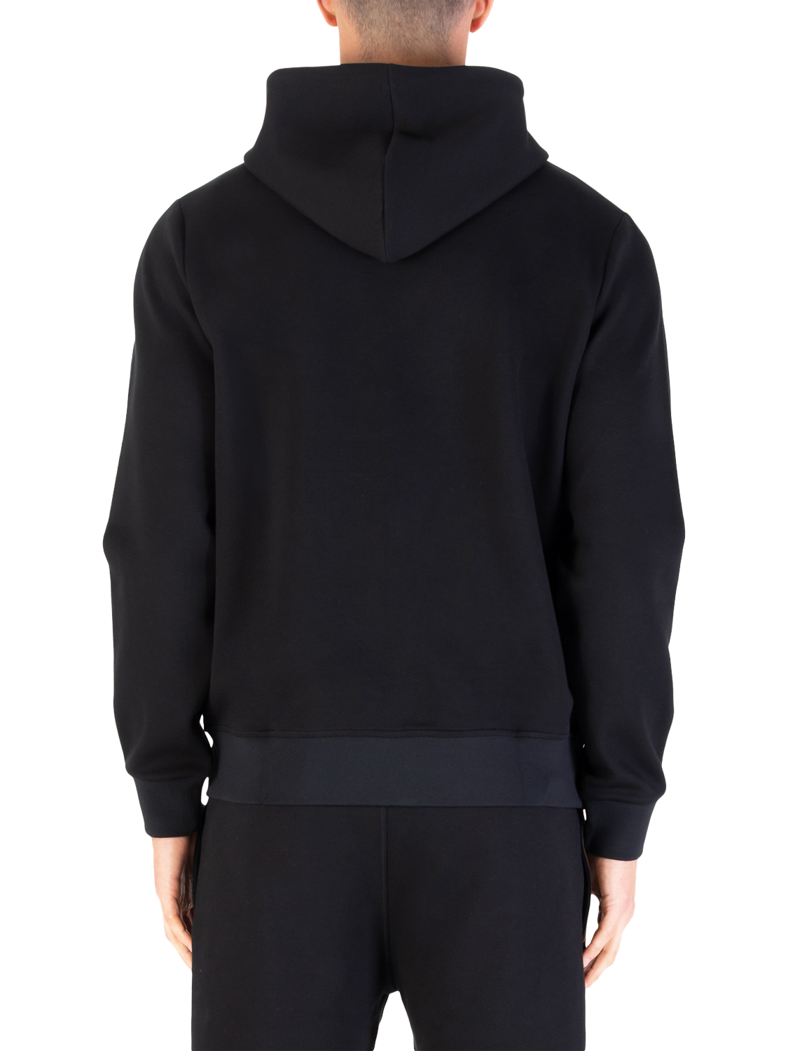 Product image 2 of 8, which shows LUKE 1977 Makati Zip Through Hoodie, Black/Gold, S