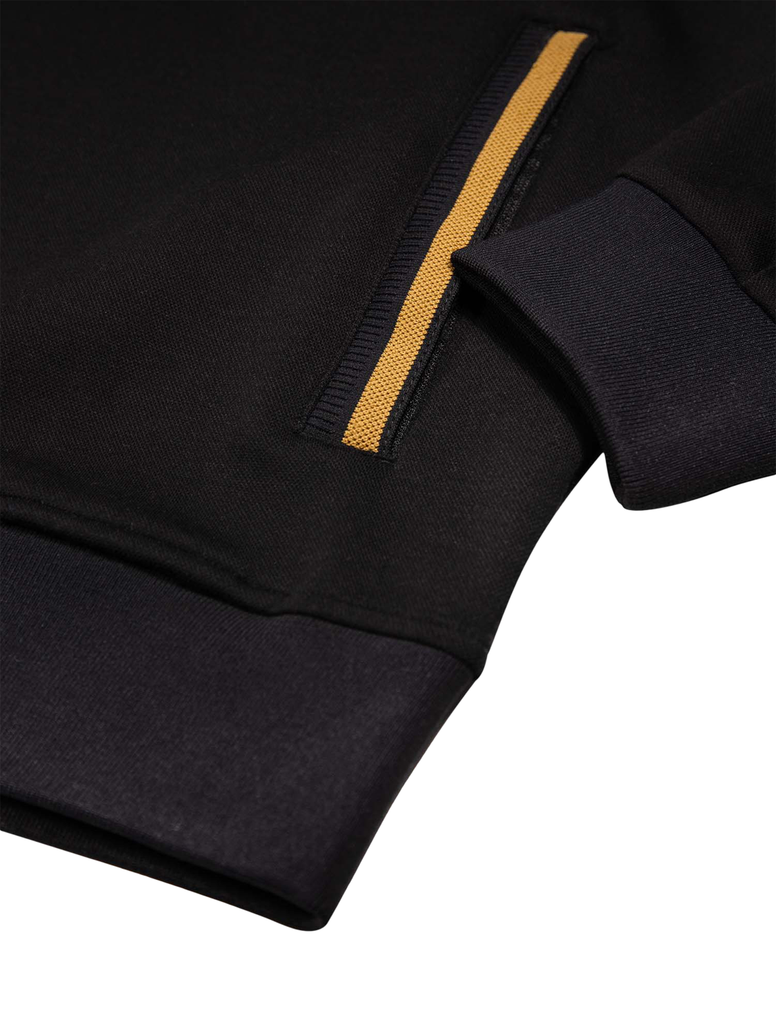 Product image 7 of 8, which shows LUKE 1977 Makati Zip Through Hoodie, Black/Gold, S
