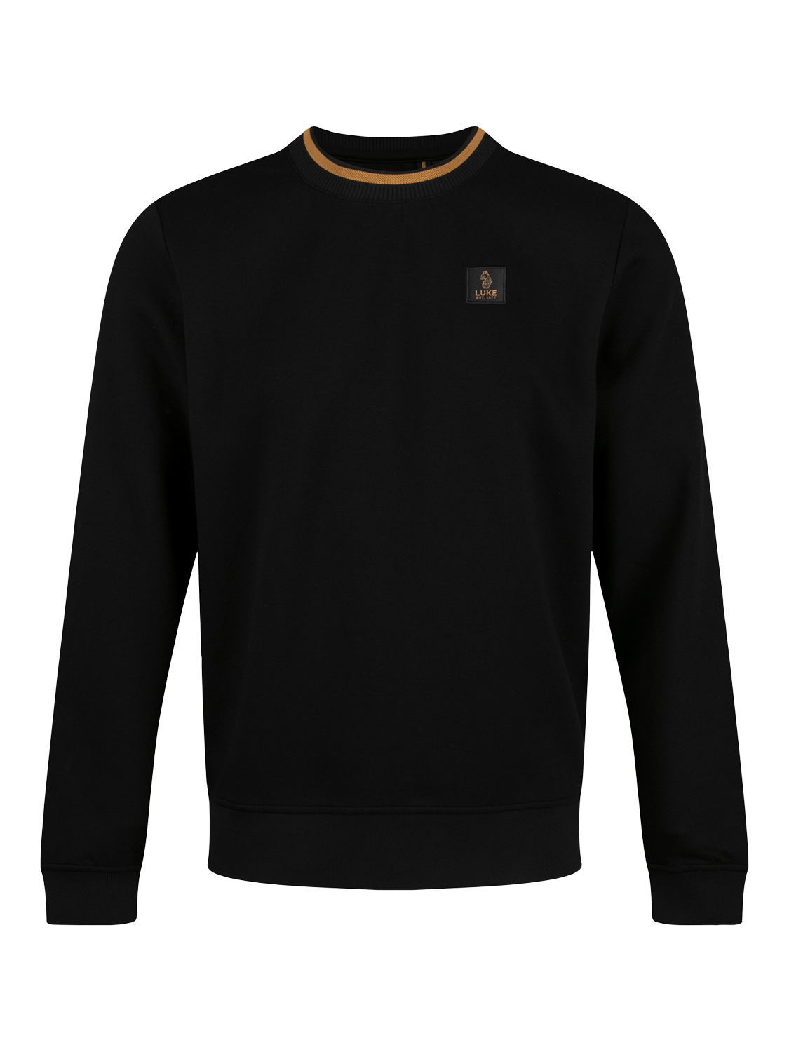 Product image 4 of 6, which shows LUKE 1977 Makati Sweatshirt, Black/Gold, S