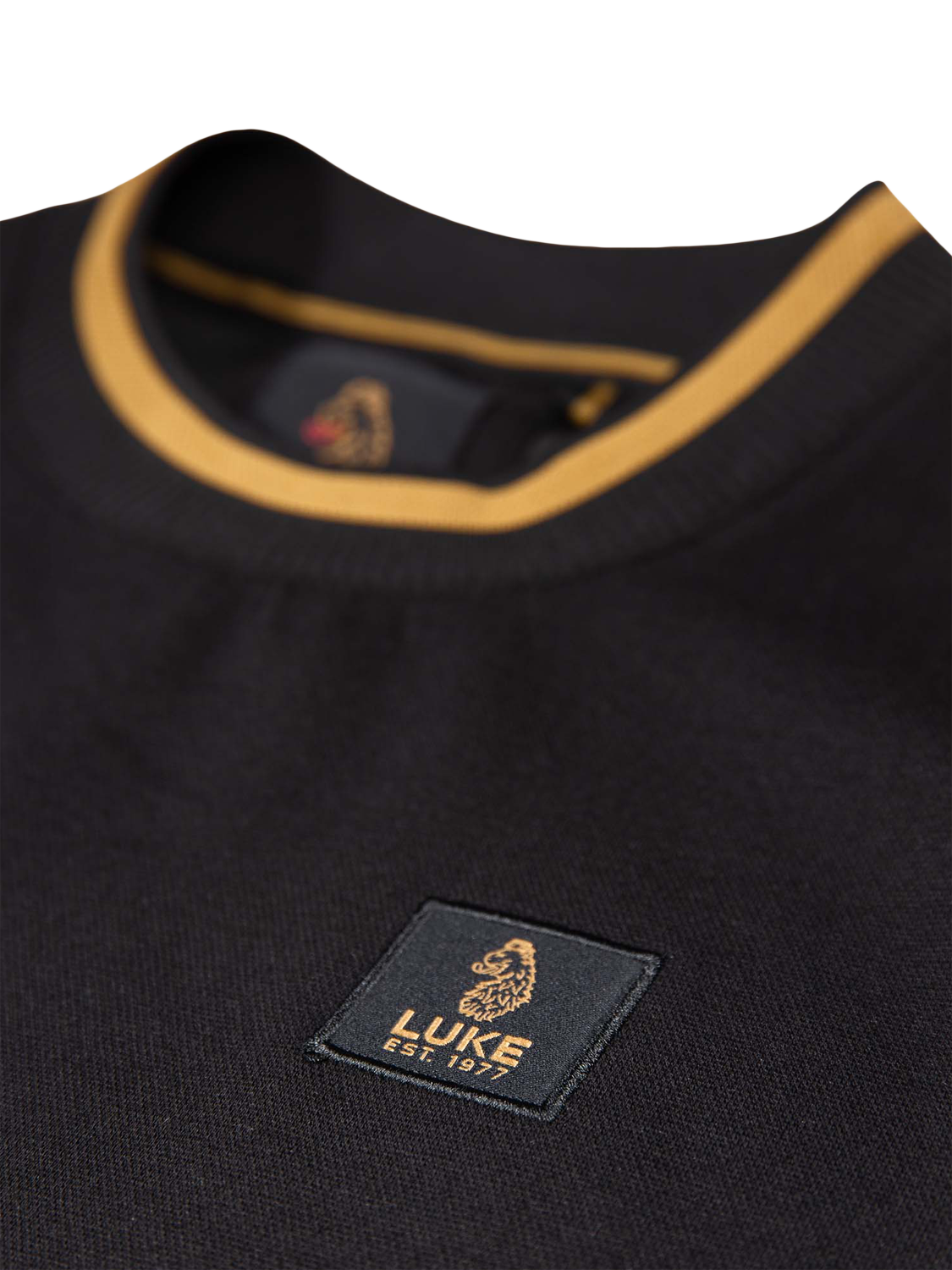 Product image 6 of 6, which shows LUKE 1977 Makati Sweatshirt, Black/Gold, S