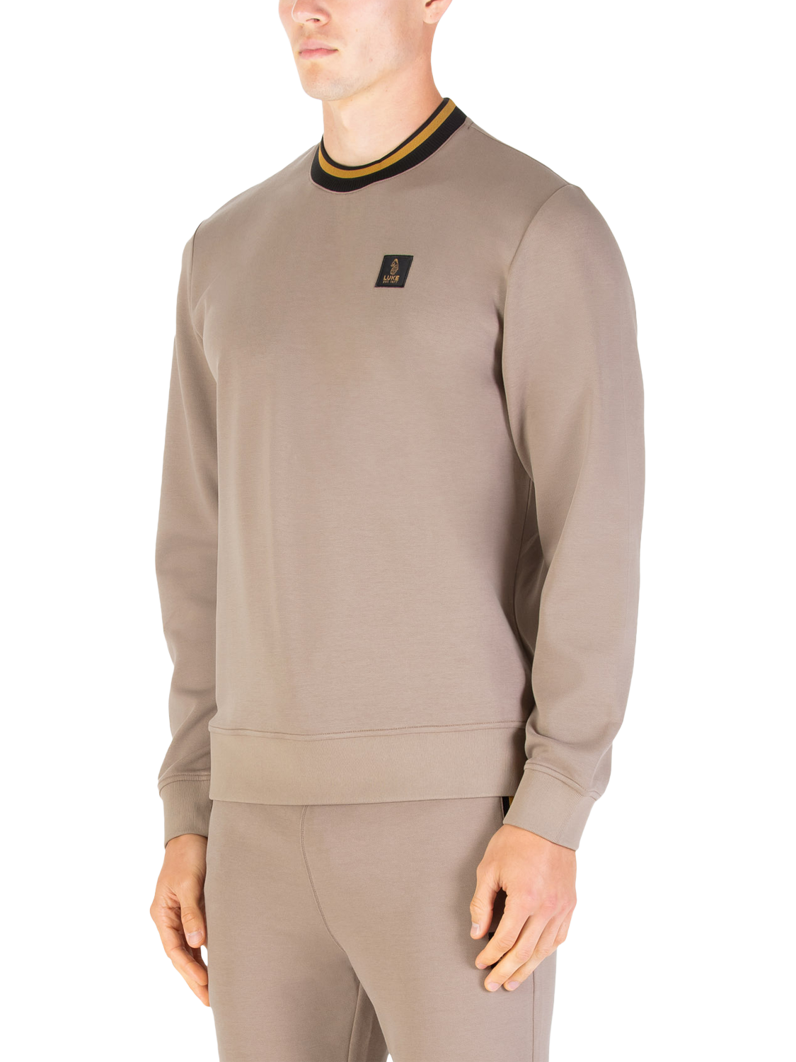 Product image 1 of 6, which shows LUKE 1977 Makati Sweatshirt, Hardnut/Gold, S