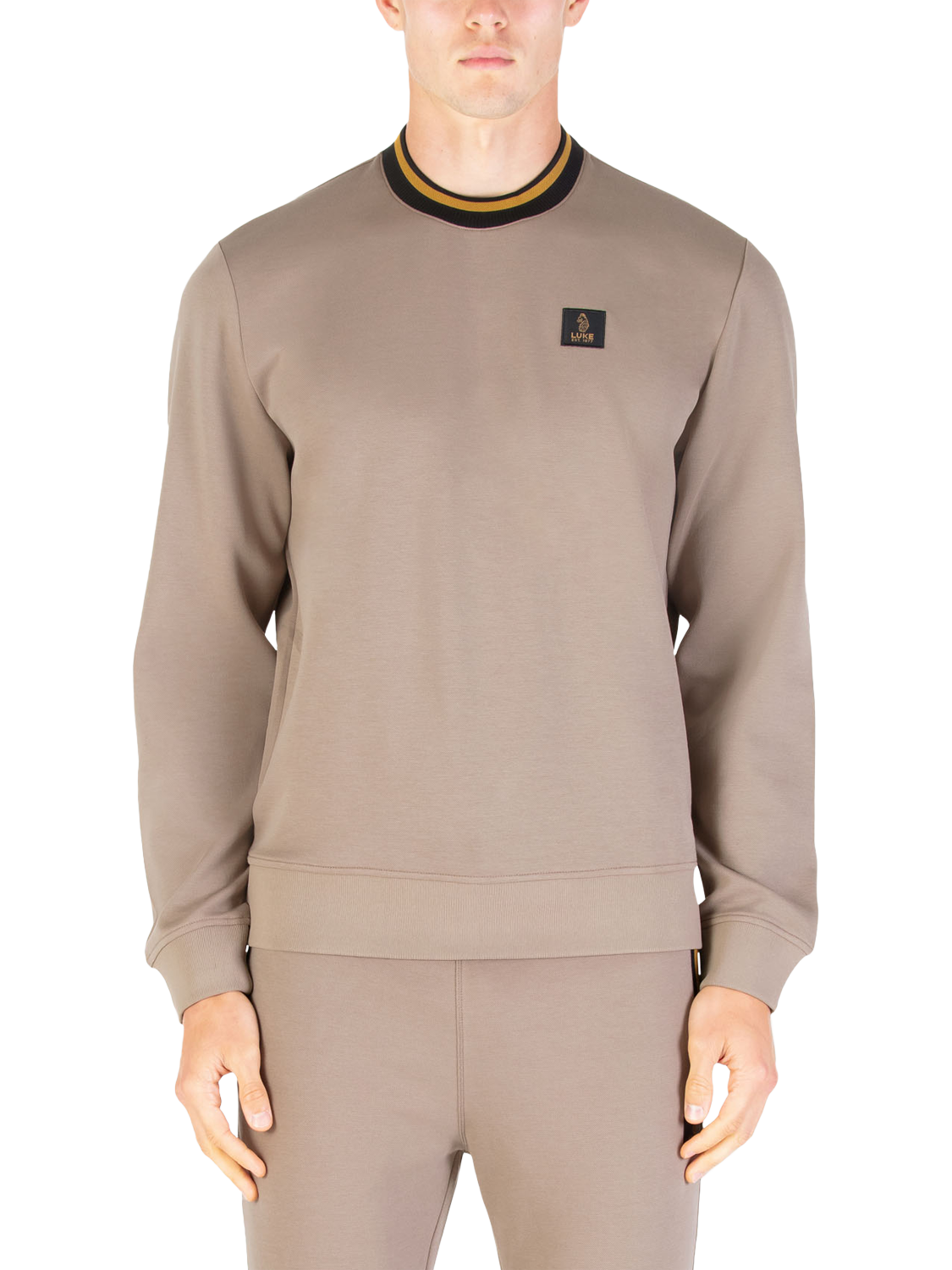 Product image 3 of 6, which shows LUKE 1977 Makati Sweatshirt, Hardnut/Gold, S