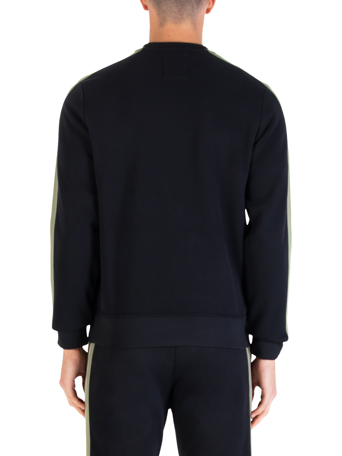 Product image 2 of 9, which shows LUKE 1977 Massachusetts Tricot Cotton Blend Sweatshirt, Black Clover, S